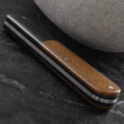 Boker Barlow Integral Burlap Micarta Damascus