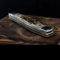 Case Stockman Amber Bone Carbon -Outdoor Sport Online Shop CA079det3 16861.1657885917