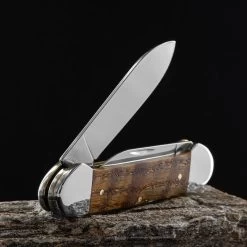 Case Canoe Yellow Curly Oak Folding Knife -Outdoor Sport Online Shop CA47126.4 37567.1696507507