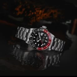Davosa Ternos Pro GMT Automatic Black/Red Pentalink -Outdoor Sport Online Shop DAVOS 16157109.1 93288.1646752407