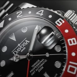 Davosa Ternos Pro GMT Automatic Black/Red Pentalink -Outdoor Sport Online Shop DAVOS 16157109det4 43909.1646734371