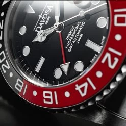 Davosa Ternos Pro GMT Automatic Black/Red Pentalink -Outdoor Sport Online Shop DAVOS 16157109det5 62526.1627315300