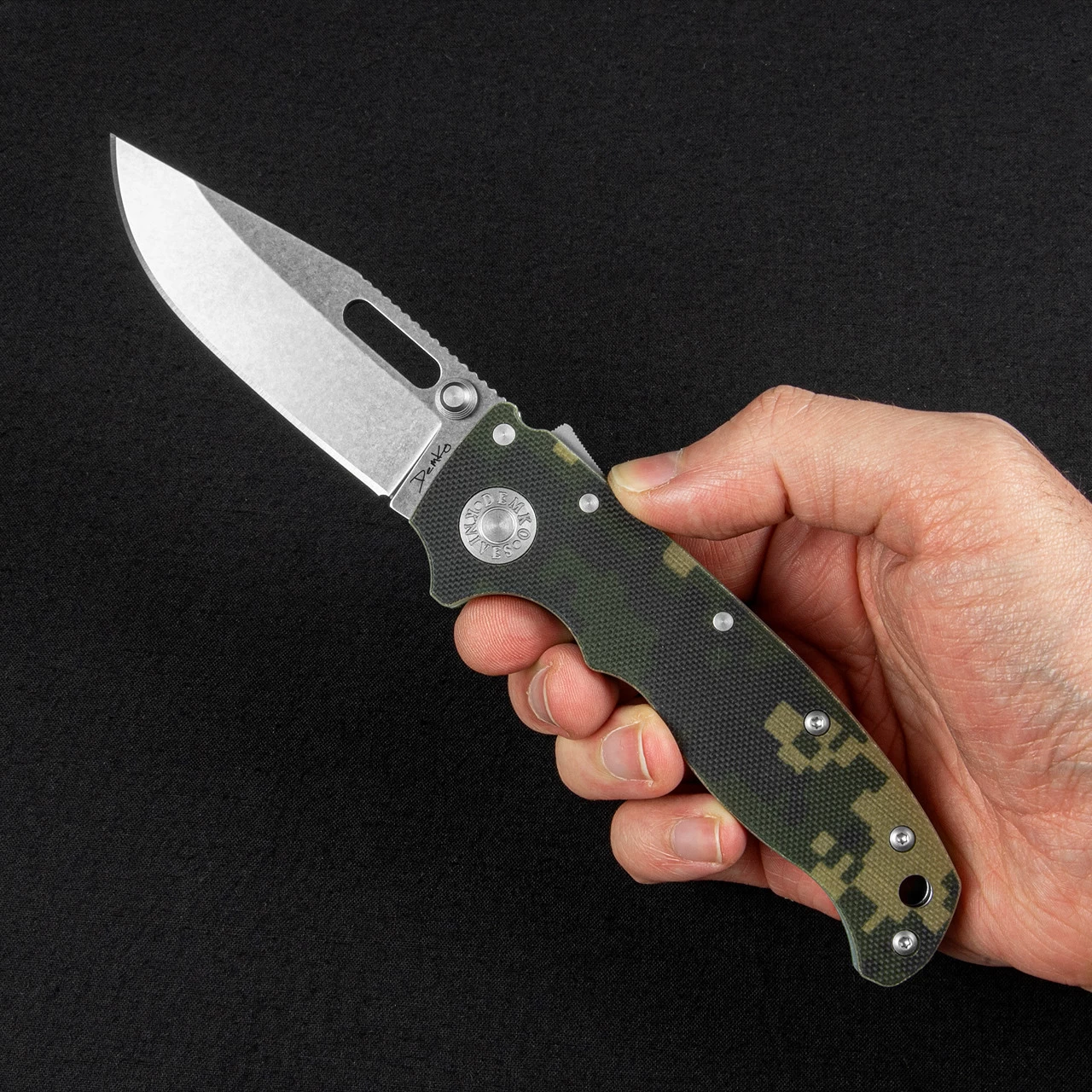 Demko AD 20.5 S35VN Clip Point Folding Knife 9 Demko AD 20.5 S35VN Clip Point Folding Knife - Image 7
