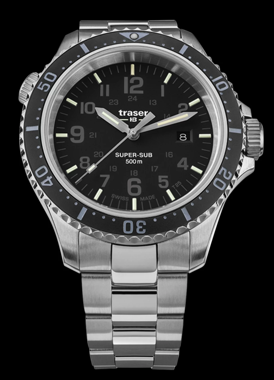 Traser H3 P67 Super Sub Stainless Bracelet 8 Traser H3 P67 Super Sub Stainless Bracelet - Image 6