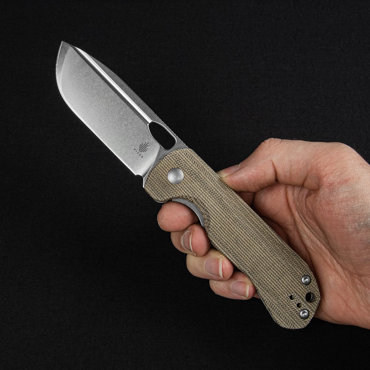 Kizer Bugai Micarta Folding Knife 5 Kizer Bugai Micarta Folding Knife - Image 3