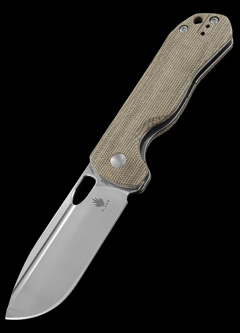 Kizer Bugai Micarta Folding Knife 6 Kizer Bugai Micarta Folding Knife - Image 4