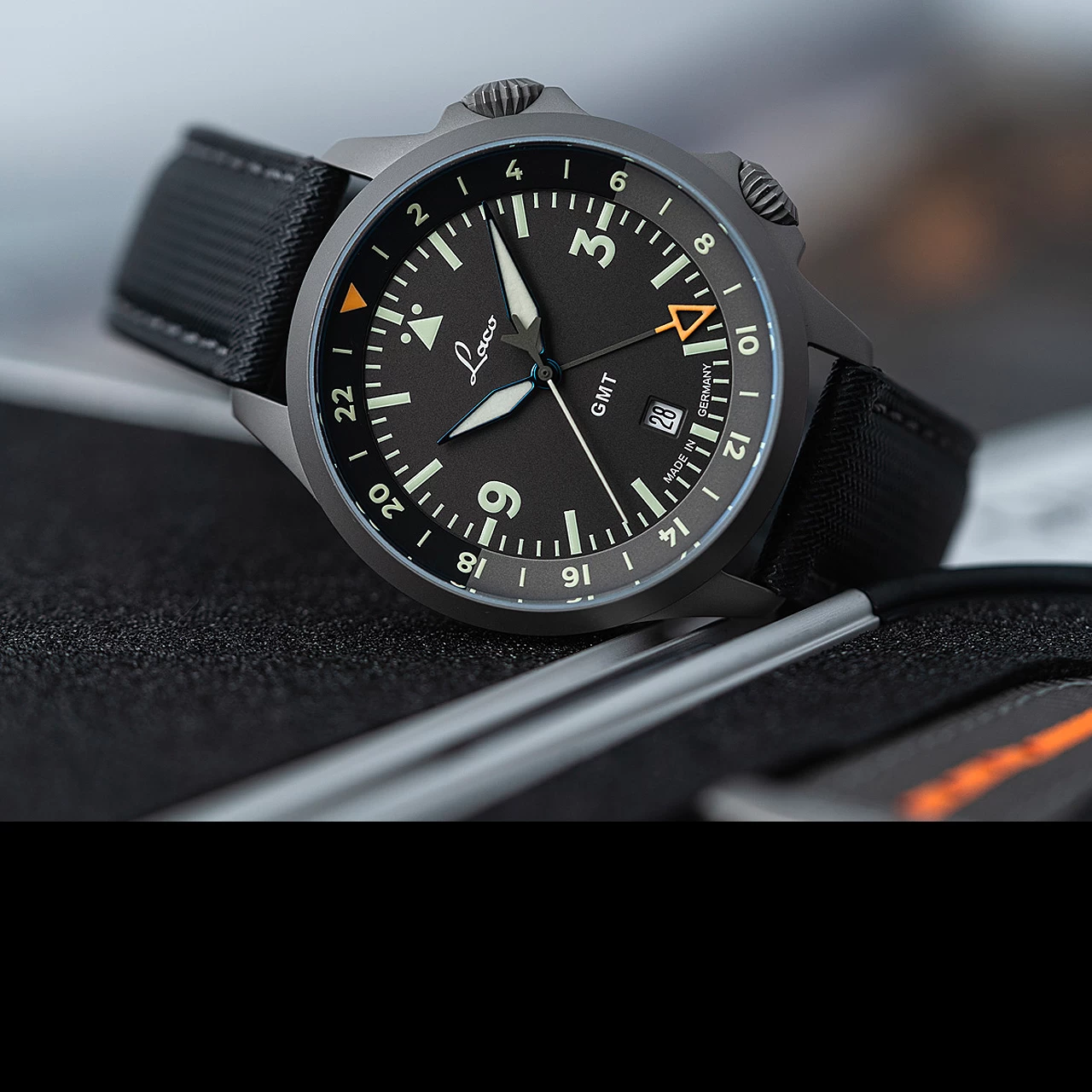 Laco Frankfurt GMT Pilot Watch 15 Laco Frankfurt GMT Pilot Watch - Image 13