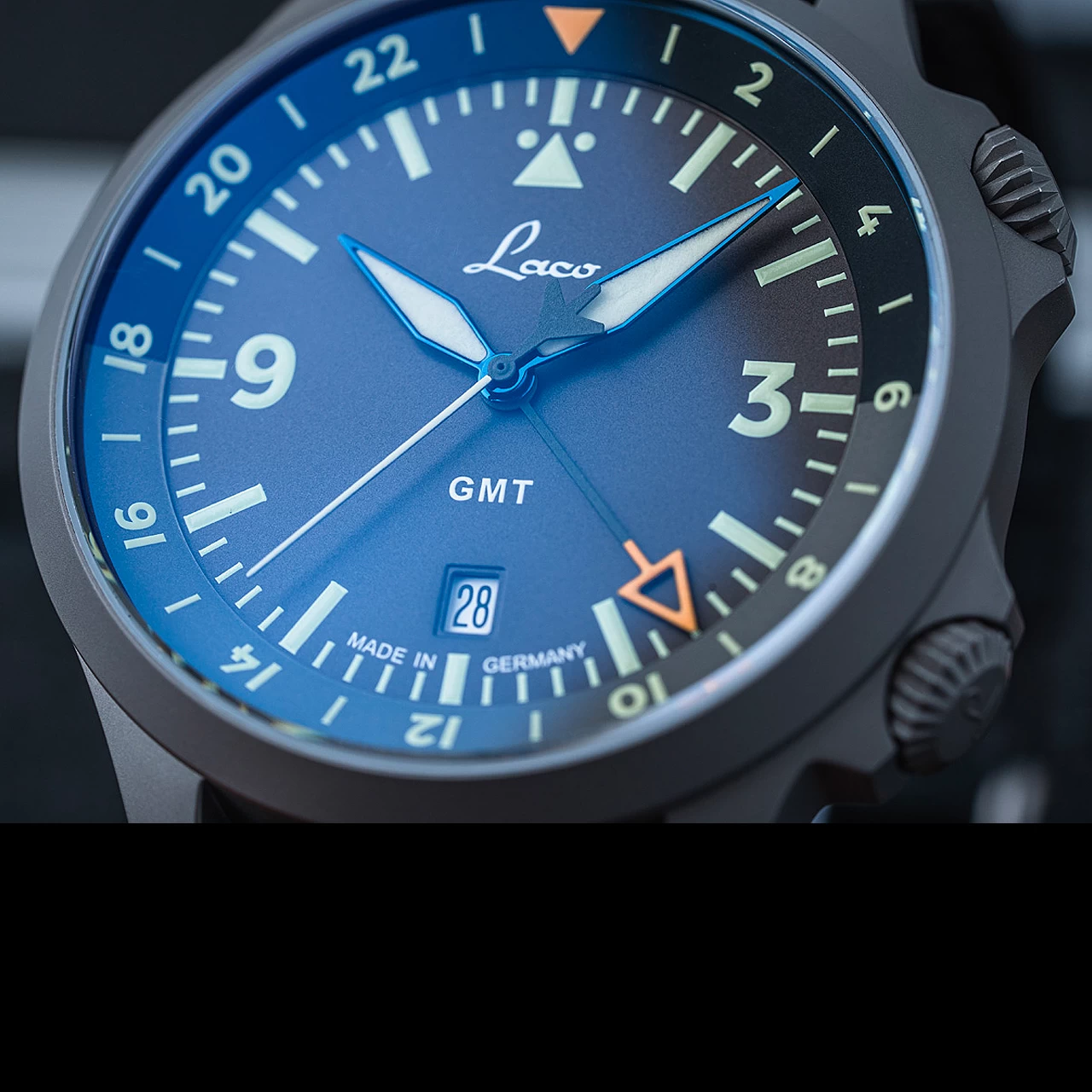 Laco Frankfurt GMT Pilot Watch 5 Laco Frankfurt GMT Pilot Watch - Image 3