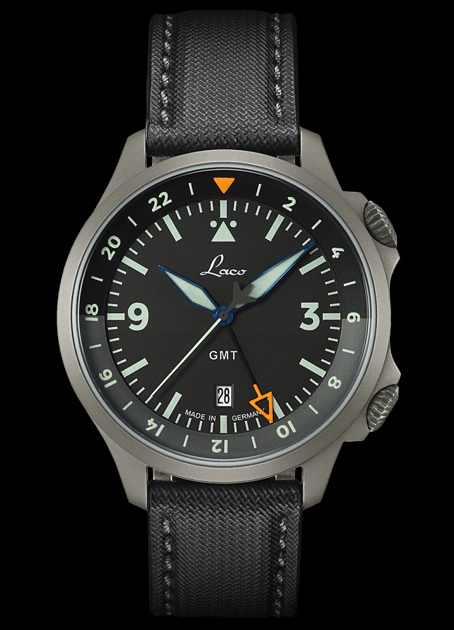 Laco Frankfurt GMT Pilot Watch 8 Laco Frankfurt GMT Pilot Watch - Image 6