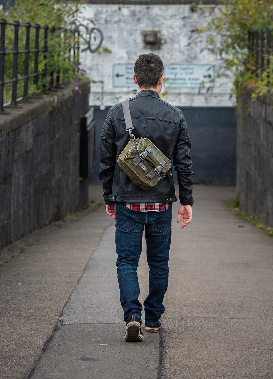 Magforce Survivor Shoulder Bag Waxed Canvas 4 Magforce Survivor Shoulder Bag Waxed Canvas - Image 2