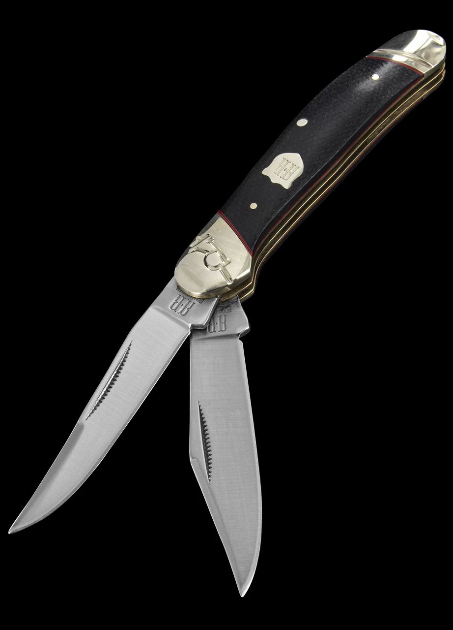 Rough Rider Highland BLACK MICARTA COPPERHEAD 3 Rough Rider Highland BLACK MICARTA COPPERHEAD