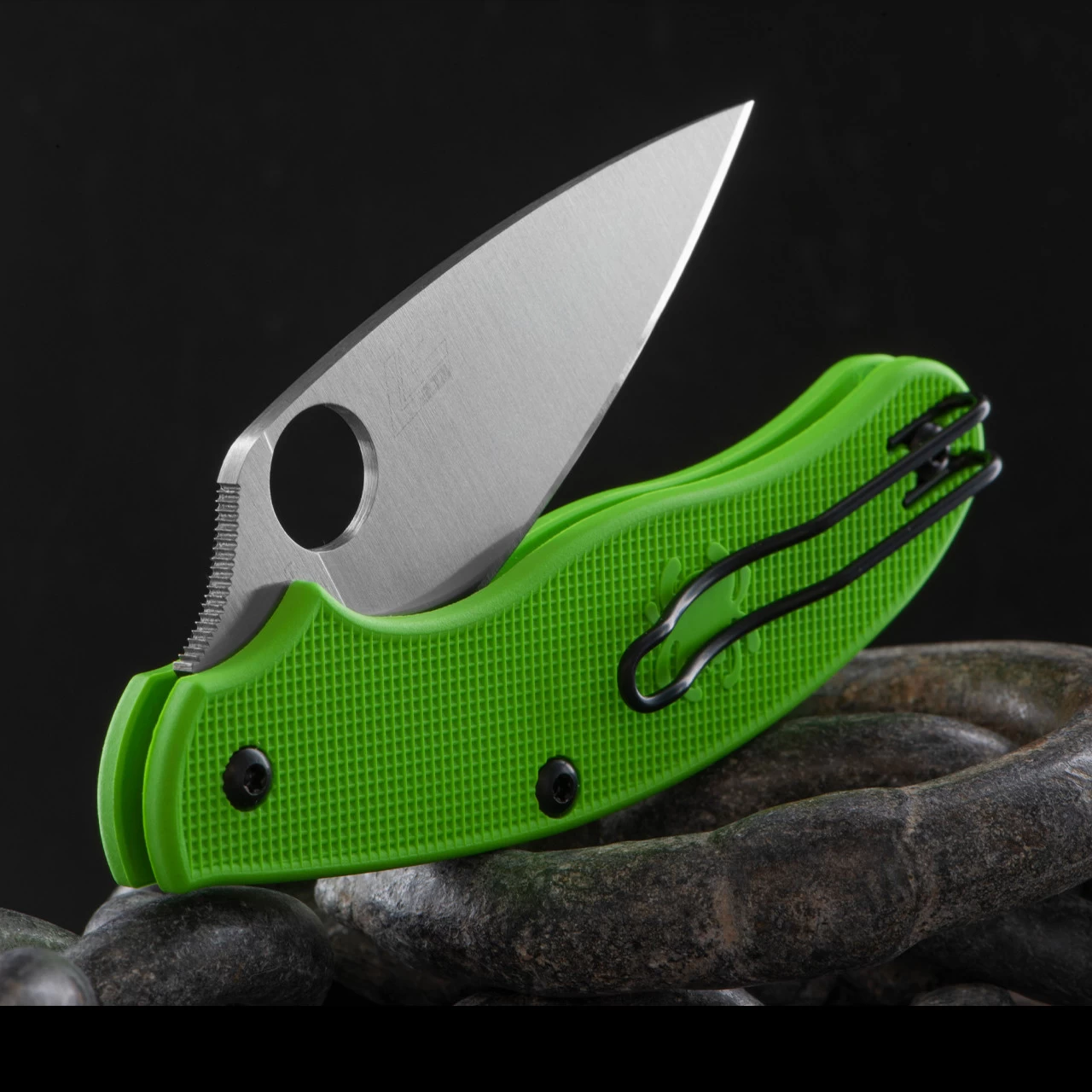 Spyderco UK Penknife Salt Green 5 Spyderco UK Penknife Salt Green - Image 3