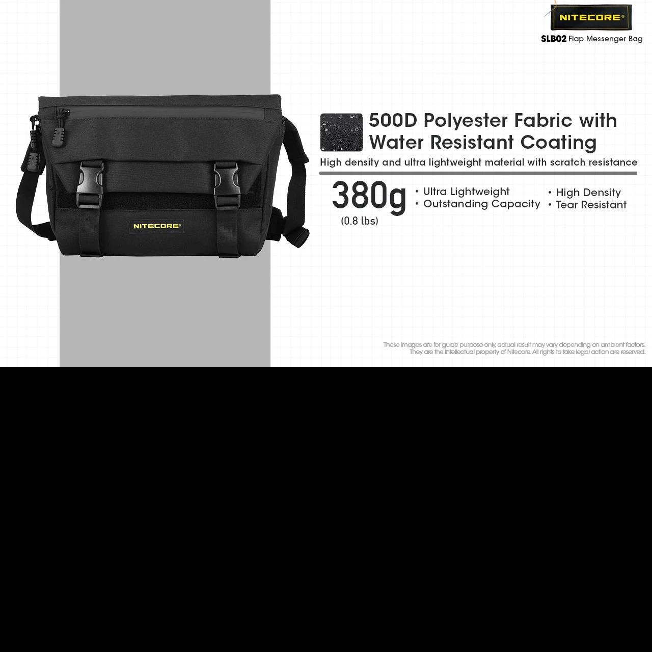 Nitecore SLB02 Messenger Bag 12 Nitecore SLB02 Messenger Bag - Image 10