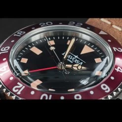 Davosa Vintage Diver Quartz Burgundy -Outdoor Sport Online Shop davos 162.500.65det3 63920.1646669661