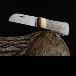 Michael May Lambsfoot Oak Folding Knife -Outdoor Sport Online Shop lambsfoot 72549.1696850399