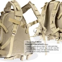 Maxpedition Condor II Backpack -Outdoor Sport Online Shop maxp 512 det5 18523.1587385610