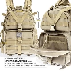 Maxpedition Condor II Backpack -Outdoor Sport Online Shop maxp 512 det7 52676.1587385612