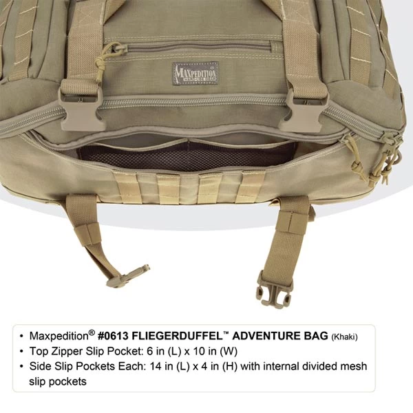 Maxpedition Fliegerduffel Adventure Bag 7 Maxpedition Fliegerduffel Adventure Bag - Image 5