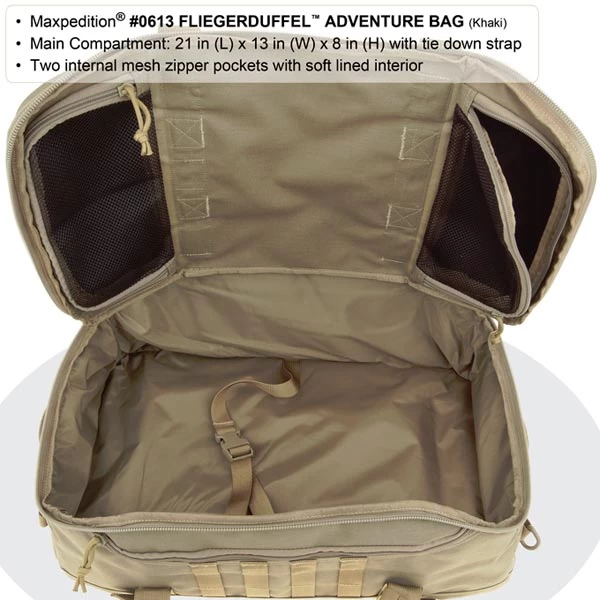Maxpedition Fliegerduffel Adventure Bag 14 Maxpedition Fliegerduffel Adventure Bag - Image 12