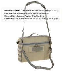 Maxpedition VESPER Messenger Bag WAS £191.95 -Outdoor Sport Online Shop maxp 623 kfdet4 79310.1599484943