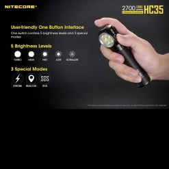 Nitecore HC35 -Outdoor Sport Online Shop nitecore hc35det6 13091.1587423372