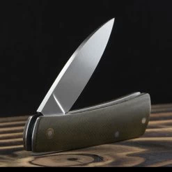 Chris Crawford Custom EDC-B Slipjoint Olive -Outdoor Sport Online Shop olive 08493.1687968943