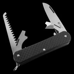 Fox Vulpis 4 Saw Carbon Fibre Penknife -Outdoor Sport Online Shop vulpisCF 24470.1686563244