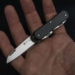 Fox Vulpis 4 Saw Carbon Fibre Penknife -Outdoor Sport Online Shop vulpisCFdet3 04324.1686567908