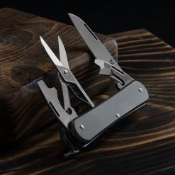 Fox Vulpis 4 Scissor Titanium Penknife -Outdoor Sport Online Shop vulpisscissors4TITdet2 48054.1686821018