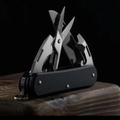 Fox Vulpis 4 Scissor Carbon Fibre Penknife -Outdoor Sport Online Shop vulpisscissors4 34010.1686819431